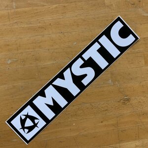 MYSTIC ミスティック 【STICKER L】 BLACK 24.5×5ｃｍ 新品正規品 ステッカー(郵便送料込み)