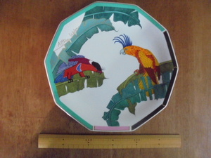 花椿クラブ　オリジナル　1992　資生堂の大皿　ALTHEA　WILSONの楽園図　1個