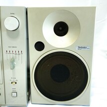 【音出しOK】Technics SA-C06 SB-F07 テクニクス 大型ラジカセ スピーカービンテージ FM/AMステレオカセット オーディオ機器 ジャンク H675_画像4