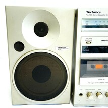 【音出しOK】Technics SA-C06 SB-F07 テクニクス 大型ラジカセ スピーカービンテージ FM/AMステレオカセット オーディオ機器 ジャンク H675_画像2