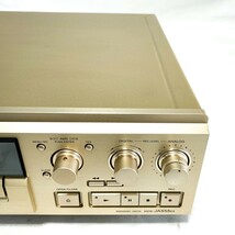 【通電OK】SONY MDS-JA555ES ソニー MDデッキ MDプレーヤー MINIDISC DECK ゴールド オーディオ機器 音響 現状品 ジャンク H685_画像4