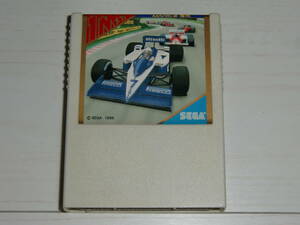 [ Mark Ⅲ version ] The * circuit (World Grand Prix) cassette only Sega (SEGA) made race thing MARKⅢ exclusive use * attention * soft only small defect have 