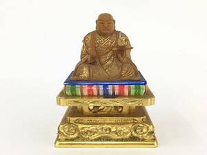 日蓮上人座像 仏教工芸品 木彫仏教 仏教美術
