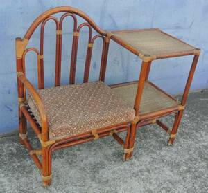 popular rattan ( rattan product ).! rattan ( rattan made ) chair one body telephone stand 