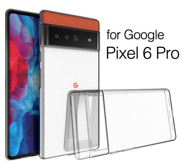 ［２個セット］Google Pixel 6 Pro クリア シリコン ケース カバー ピクセル6pro ソフト
