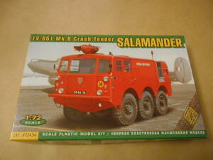 ( nationwide equal postage 290 jpy included )1/72 Ace England FV651 Mk.6 salamander airport for chemistry fire-engine 