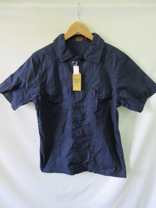 ◆1000円～ 未使用 展示品 ヒューストン HOUSTON 半袖 ワークシャツ サイズM（1）