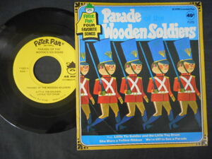 A3855【EP】Book and Record／Parade of the Wooden Soldiers／PETER PAN Records／US盤　