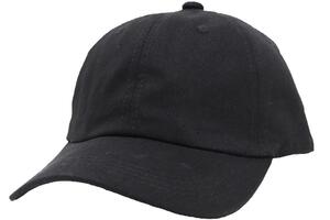キャップ メンズ レディース 帽子 無地 ソフトコットン ローキャップ 約55～61cm サイズ調節可能★ブラック★新品