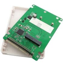 CY mSATA Mini PCI-E SATA SSD - 2.5インチ IDE 44ピン ノートブック ノートパソコン HDDケース エンクロージャー ホワイト_画像6