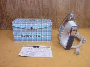 *Yg/292* Toshiba TOSHIBA* electric iron * retro antique *HIA-407* operation OK