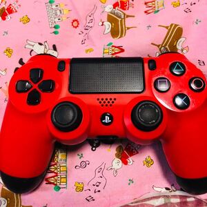 PS4 ワイヤレスコントローラー DUALSHOCK4 デュアルショック4 レッド ブラック