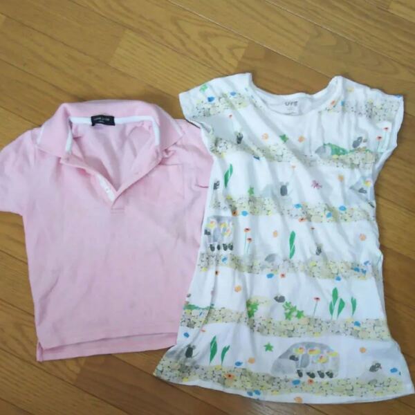 半袖Tシャツ 女の子 サイズ120 コムサ ポロシャツ ユニクロ UNIQLO
