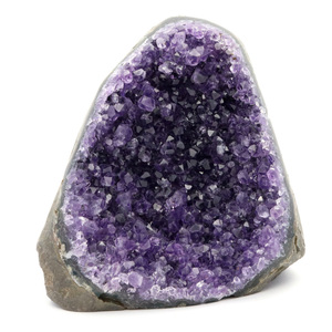アメジスト クラスター 側面磨き AAA 紫水晶 置き物 原石 492g ウルグアイ産 天然石 1点物 2月 誕生石