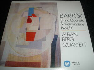 アルバン・ベルク四重奏団 バルトーク 弦楽四重奏曲 1 2 4番 オリジナル 紙ジャケ 未使用美品 Bartok String Quartete Alban Berg