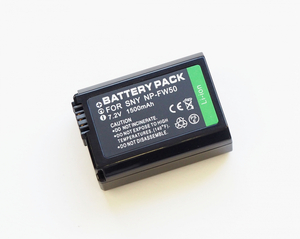 【SONY NP-FW50】ソニー■1500mAh 互換バッテリー PSE認証 保護回路内蔵 バッテリー残量表示可 リチウムイオン充電池