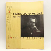 【洋書】 Grant Carpenter Manson「Frank Lloyd Wright to 1910 : the first golden age」 1958　フランクロイドライト_画像1