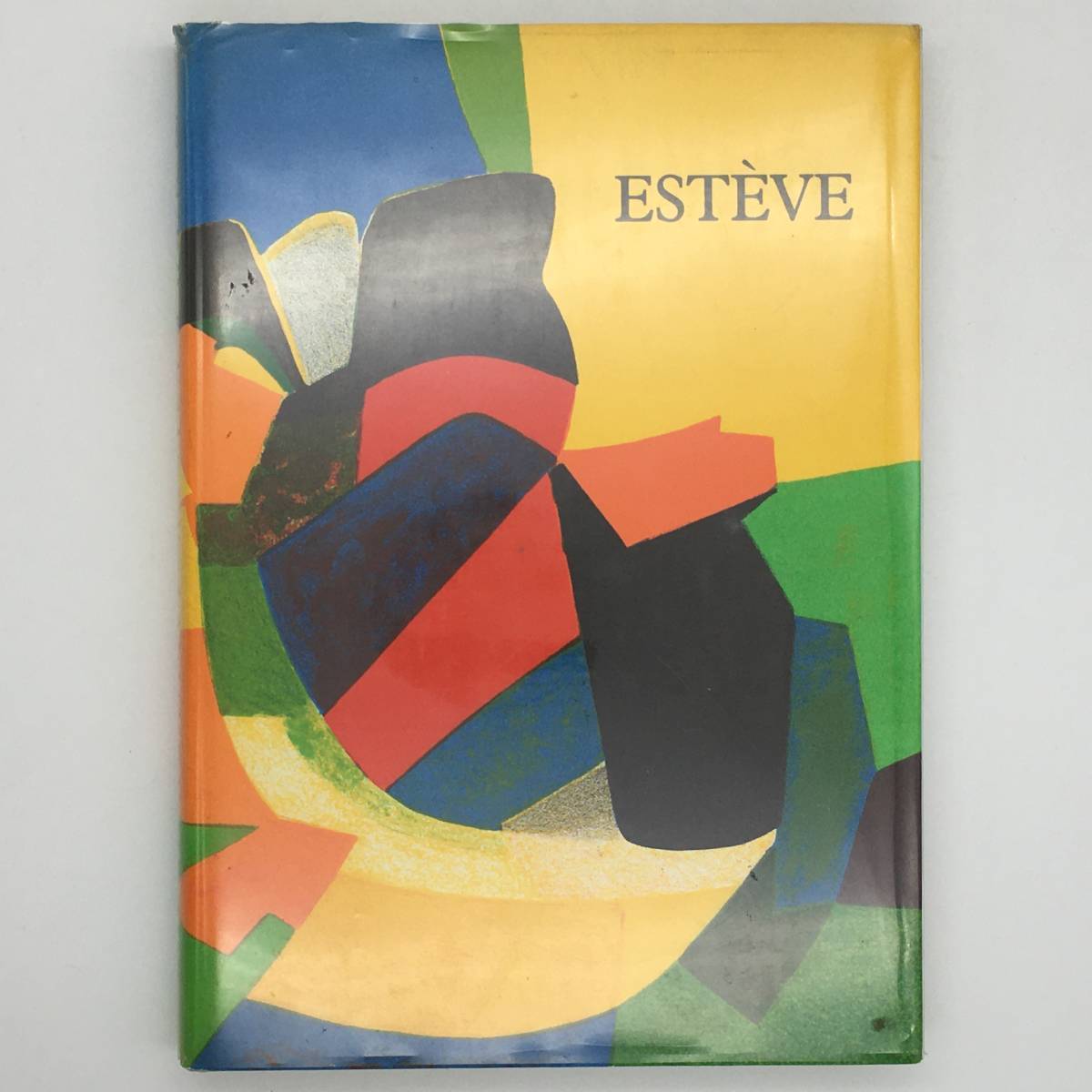 【レゾネ】リトグラフ1葉入 モーリス･エステーヴ｢Maurice Esteve:L'oeuvre Grave｣1986年 ロベールドローネーの元助手 抽象画 絵画, 絵画, 画集, 作品集, 全集, カタログレゾネ