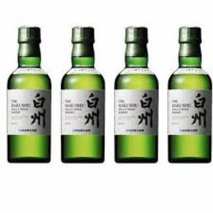 白州720ml!シングルモルトウイスキーのミニボトル4本セット!白州蒸溜所 WHISKY サントリー