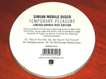 ●Simian Mobile Disco●限定2CD●“Limited Edition Temporary Pleasure”_画像2