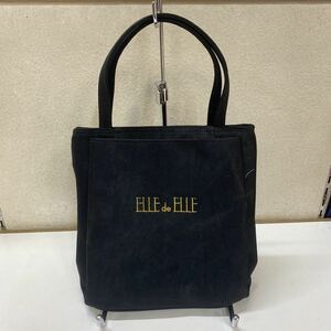 ELLE de ELLE エル 　ハンドバッグ　★ BLACK 　★ゴールド金具