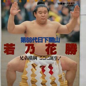 「第66代日下開山　若乃花　勝　　若乃花横綱昇進記念号」　　66ページ　　ベースボール・マガジン社