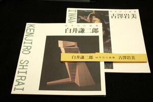 貴重！図録全2冊■板橋の現況'95 白井謙二郎/古澤岩美：60年目の前衛■1995年板橋区立美術館■大きさ約25×24cm