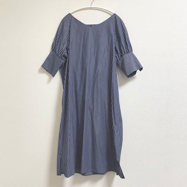NATURAL BEAUTY BASIC ストライプワンピース