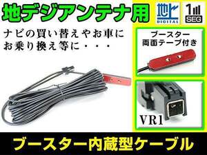 メール便 イクリプス AVN3000 2011年モデル フィルムアンテナ用ケーブル 1個 ブースター内蔵 VR1 フロントガラス交換 カーナビのせかえ