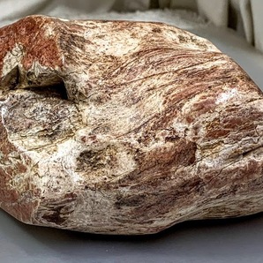 原石 天然石 木化ピンクオパール ポリッシュ パリゴルスカイト タンブル 磨き石 パリゴルスキー石 特大約1.15kgコレクション自宅保管現状品の画像3