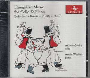 [CD/Centaur]E.v.ドホナーニ:チェロ・ソナタ変ロ長調Op.8&Z.コダーイ:3つのコラール前奏曲他/A.クック(vc)&A.ワトキンス(p) 1995