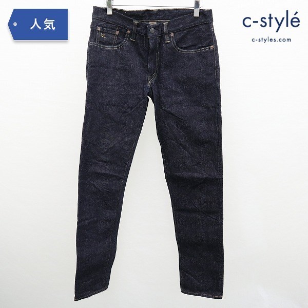 上品な ブリーチデニム スリムナロー メキシコ RRL - 極美品 RRL