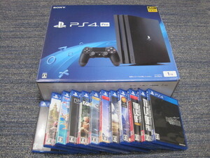 ★値下げ★中古★PS4★pro★1TB★プレイステーション４プロ★豪華ソフト12本セット★