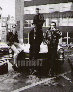 ザ・クラッシュ The Clash/メンバー4人の白黒写真