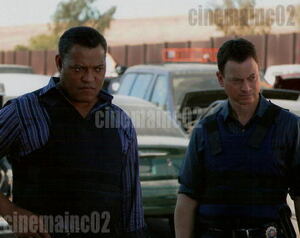 海外ドラマ『CSI』コラボ、ラングストン(ローレンス・フィッシュバーン)とマック(ゲイリー・シニーズ )の写真