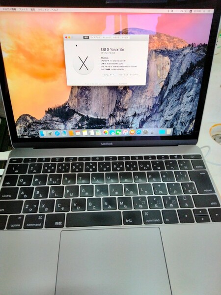 APPLE MacBook MACBOOK MJY32J/A スペースグレイ 美品