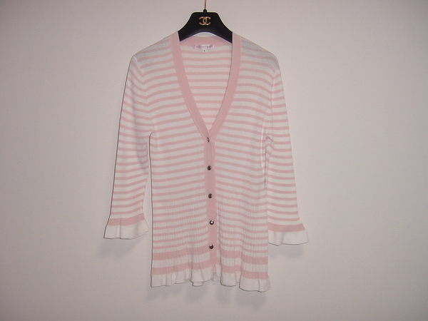 ◆HANAE MORI ALMA EN ROSE ◆ハナエモリ アルマアンローズ◆カーディガン 長袖◆綿ニット