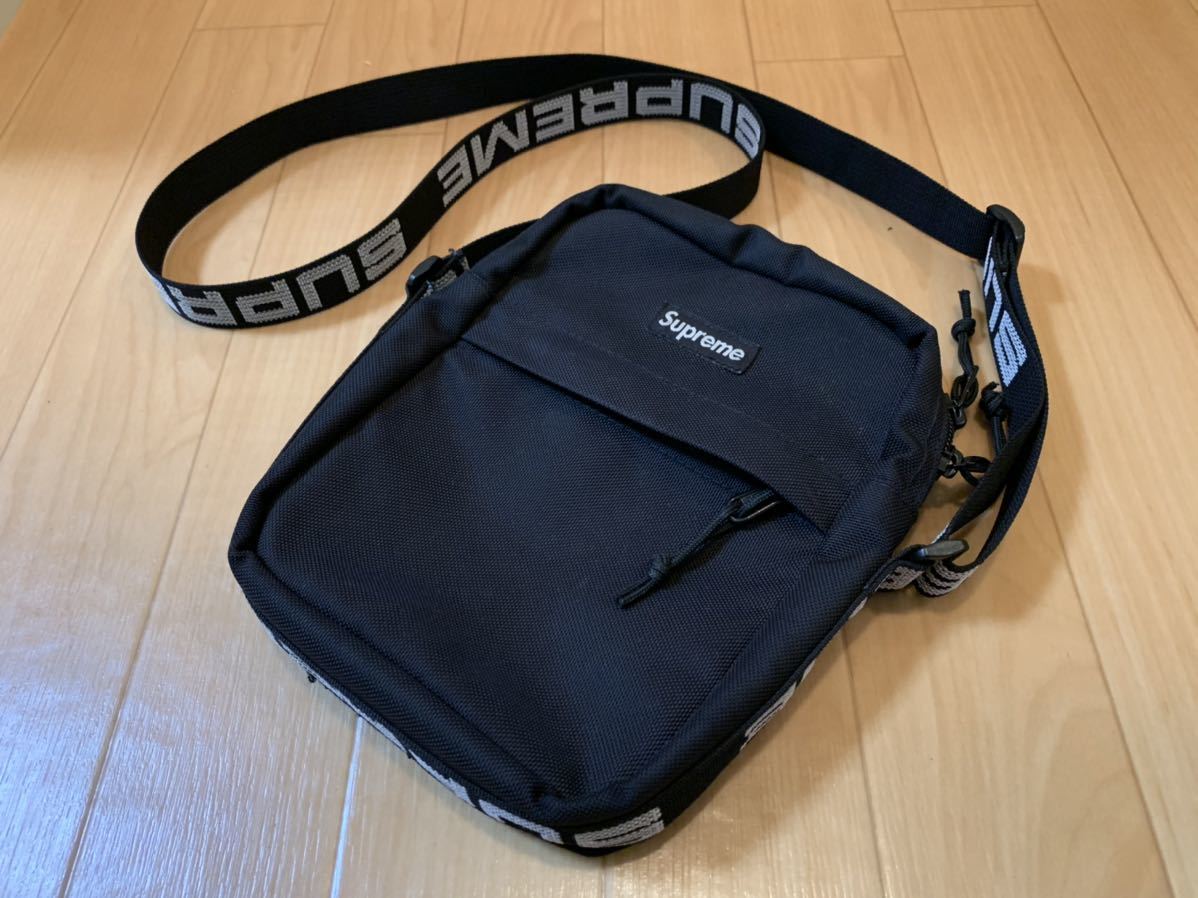 PayPayフリマ｜Supreme Shoulder Bag Black 18SS シュプリーム 