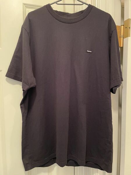 L Supreme Small Box Logo Tee 19SS Black Large シュプリーム スモール ボックスロゴ ボックス ロゴ Tシャツ 半袖 ブラック 黒 中古 ①