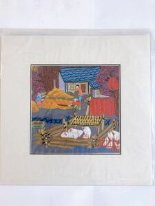 Art hand Auction Cute Asian Embroidery Painting Farmhouse Handmade, handmade works, interior, miscellaneous goods, panel, tapestry