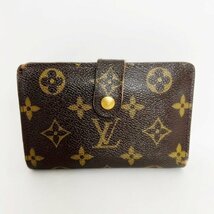 格安 Louis Vuitton ルイヴィトン M61663 モノグラム ポルトモネ ビエ ヴィエノワ 二つ折り財布 がま口 鑑定済 中古 レディース 人気 S0152_画像1