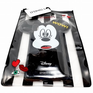 新品 IPHORIA アイフォリア iPhone アイフォン X XS 兼用 ディズニー ミッキー MICKEY WOW! スマホケース ブラック 未使用