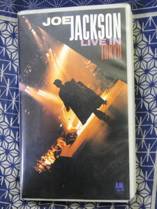 Joe Jackson Joe * Jackson /Tokyo,Japan 1986 vhs