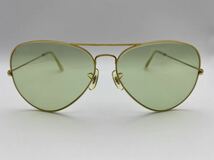 レイバン ボシュロム製　ビンテージ　サングラス Aviator Change Green B&L USA ティアドロップ _画像2