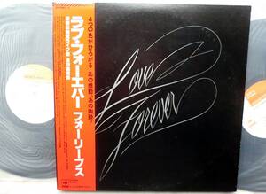 フォーリーブス●2枚組LP●ラブ・フォーエバー 渋谷公会堂●北公次　青山孝史　北公次　おりも政夫●和モノ グルーブ歌謡●美麗盤！！