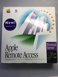 l[ Junk ]Apple Remote Access personal server floppy disk manual etc. set 