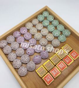雲南省 プーアル茶 小沱茶 5種類 計50コ