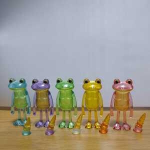 Frog figure collection カエル アイス 蛙 ガチャ フィギュア ガチャガチャ コレクション マスコット 飾り 置物 セット ice cream japan 
