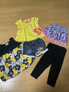 美品　中古　まとめ売り　80cm 半袖Tシャツ　スカート　ショートパンツ　バルーンチュニック 花柄　カーターズ　オシュコッシュ　丸高衣料