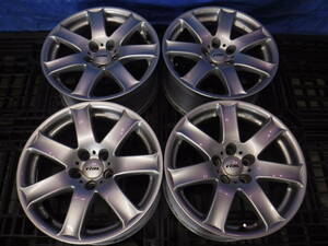 MCMC【C545】rial リアル FLAIR 17×8J 5H PCD120 HB約72 BMW5シリーズ等 4本☆岡山☆